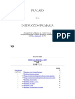 Zeballos - Fracaso de La Instrucción Primaria