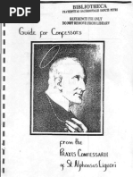 ST Alphonsus Liguori Guide For Confessors