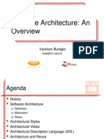 Software Architecture: An: Vanilson Burégio