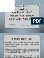 Visual Field Abnormality and Quality of Life of