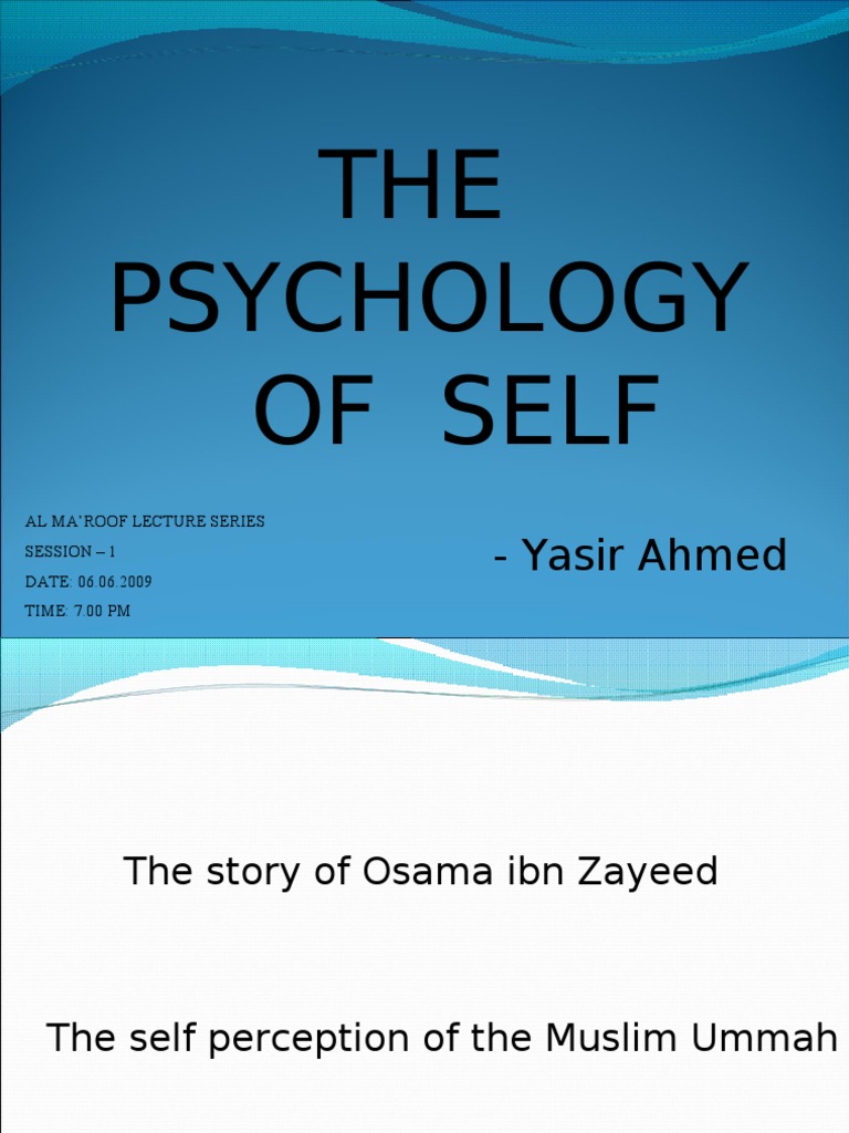 The Psychology of Self | PDF