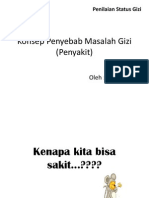 Konsep Penyebab Masalah Gizi