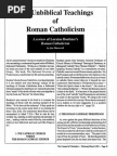 1991 Issue 2 - The Unbiblical Teachings of Roman Catholicism
