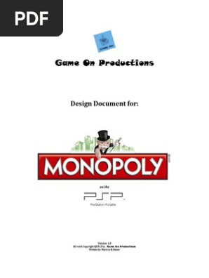 monopoly psp - gdd