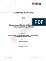 Manual de Diseño Del Descriptor de Actividades de Capacitación (Versión 1.0e)