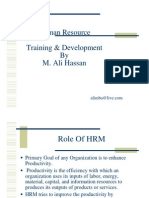 Human Resource Training & Development by M. Ali Hassan