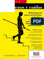 Prevent Slips FaPreventSlipsFallsPosterSpanishlls Poster Spanish