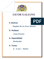 Licor Galiano