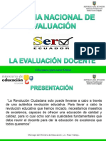 EVALUACION DOCENTE