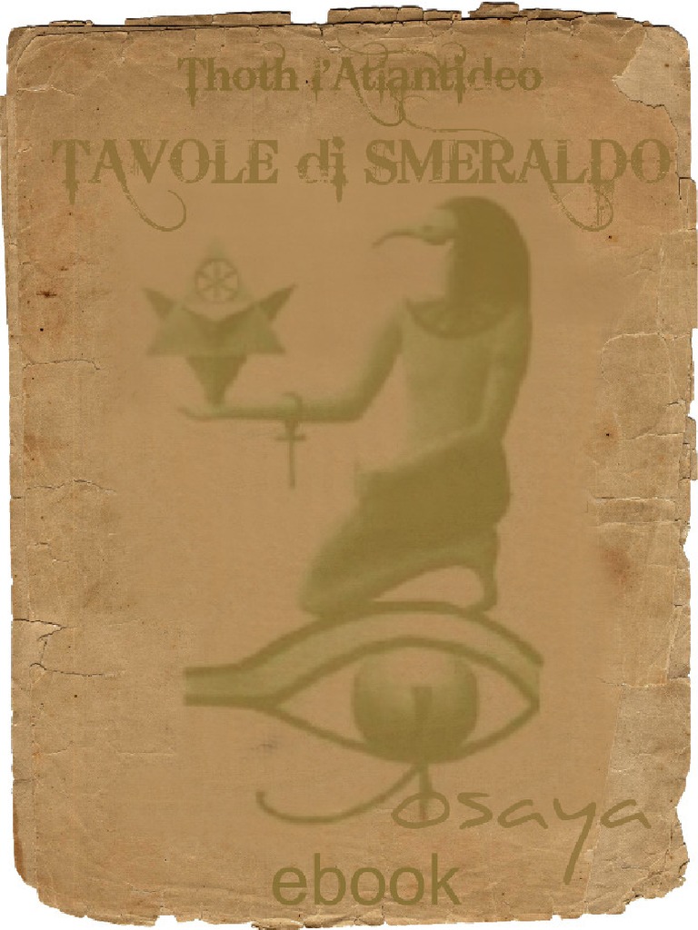 Tabla Esmeralda Thot