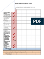 Self-Monitoring and Graphing Sheets