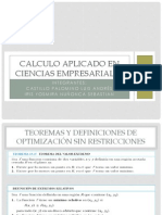 Calculo Aplicado en Ciencias Empresariales