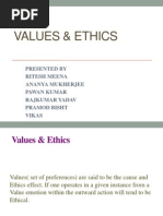 Values and Ethics