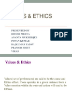 Values and Ethics