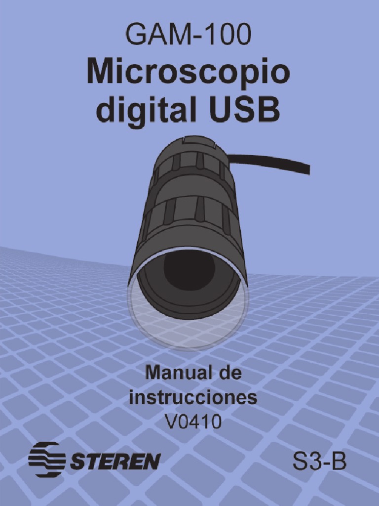 Manual del Microscopio Digital USB GAM-100 | PDF | Fotografía aérea ...