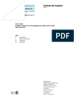 Sample Exam It Service Management Latin-American Spanishaaa PDF