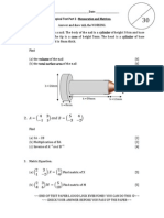 Topical Test Mensuration and Matrices