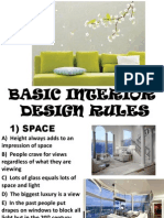 Basic Interior Design Rules