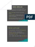 Model Hidrologi