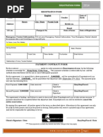 registration form