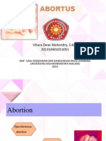 Abortus: Vihara Dewi Mahendra, S.Ked 201310401011051