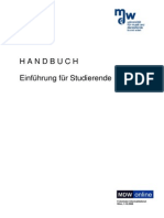 Handbuch - Einführung Für Studierende