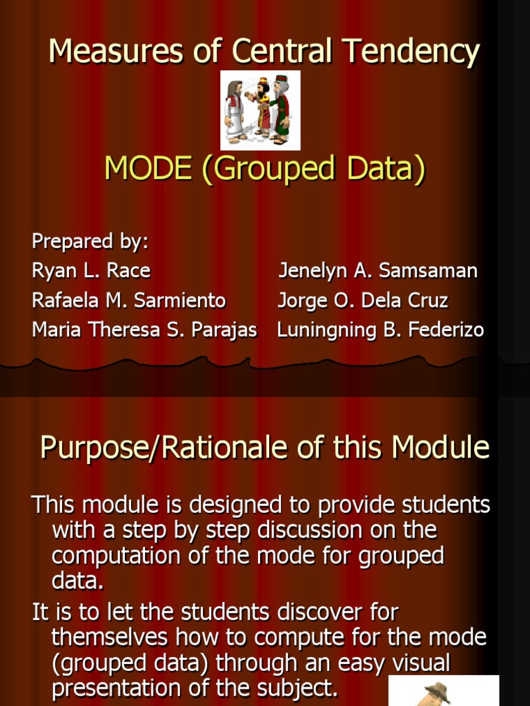 Compute Mode for Grouped Data Guide | PDF | Mode (Statistics) | Cognition