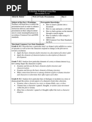 Technology Workshop Lesson Plan Day2