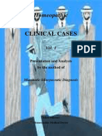 Homeopathic Clinical Cases Vol 1