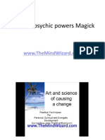 Develop psychic powers Magick