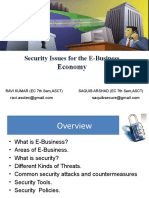 Economy: Security Issues For The E-Business