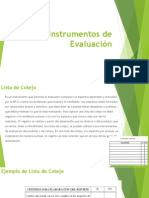 Instrumentos de Evaluación