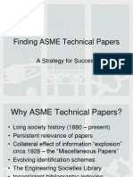 Finding ASME Technical Papers Slides