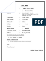 Resume Format 11