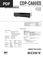 Sony cdp-m78 cdp-m79 | PDF