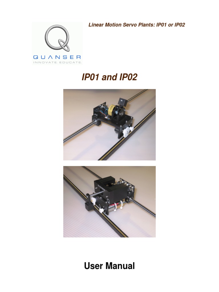 IP01 and IP02 Servo Plant Manual | PDF | Digital To Analog Converter ...