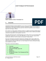 Paper Title: Automated Testing in SAP Environment: Deepak Kumar Senior Consultant, Infosys Technologies LTD
