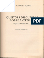 O verdadeiro e o ente na filosofia de Santo Tomás de Aquino