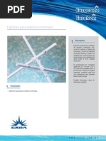 Ficha Técnica de Tronex Plus® | PDF | Material explosivo | Explosión