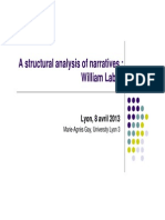 Labov - Structural Analysis of Narrative