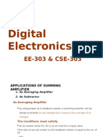 Digital Electronics: EE-303 & CSE-303
