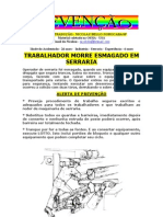 Trabalhador Morre Esmagado em Serraria