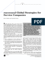Successful Global Strategies For Service Companies: Herv6 Mathe and Cynthia Perras
