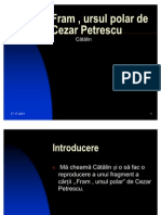 Fram Ursul Polar de Cezar Petrescu