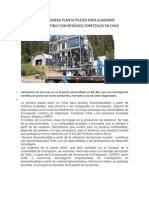 Biocombustible Con Residuos Forestales en Chile