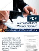 International Joint Venture Contract