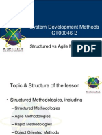 Intro - Structured Vs Agile Methodologies