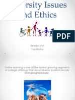diversity issues and ethics