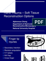 Hand Trauma - Soft Tissue Reconstruction Options