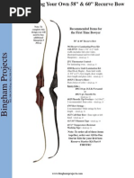 Bow Draw Weight and Length Chart | PDF | Archery | Projectile Weapons